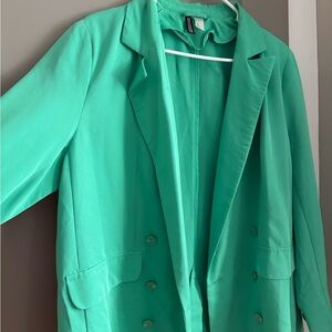 Oversized Green Women's Blazer